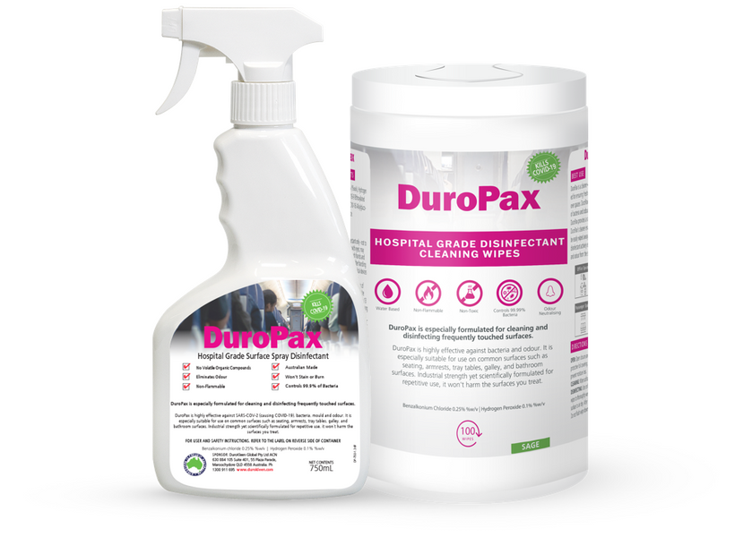 Elevate Your Vehicle's Interior with DuroPax: The Premier Cleaning and Disinfectant Solution