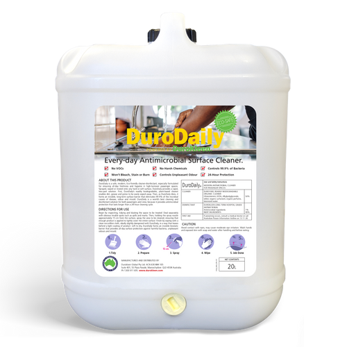 DuroDaily 2in1 Antimicrobial Cleaner 20L BULK WITH TAP