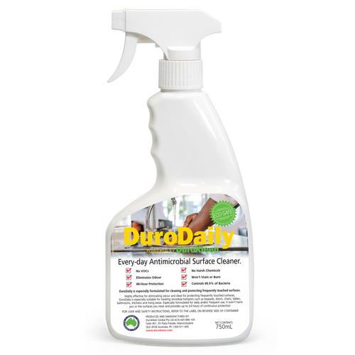 DuroDaily 2in1 Antimicrobial Cleaner 750mL Spray Bottle