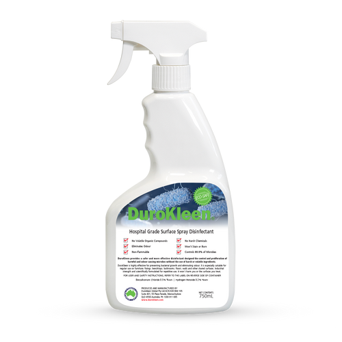 DuroKleen Long-Term Antimicrobial Disinfectant 750mL Spray Bottle