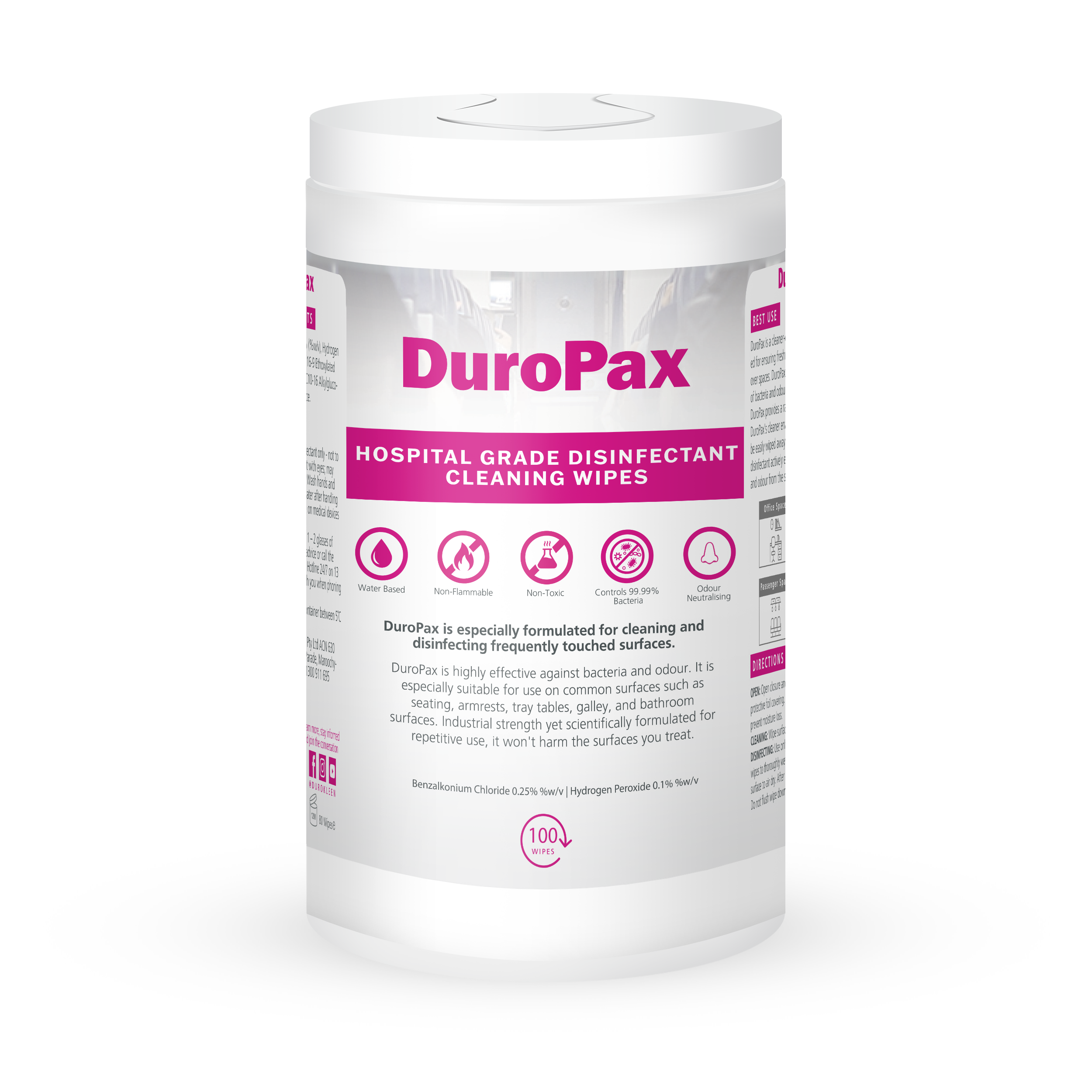 Hospital grade disinfectant online wipes